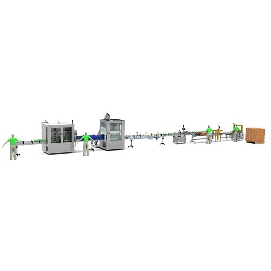 1L-5L automatic liquid filling machine production line
